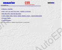 Komatsu Hydraulic Cranes & Komatsu Motor Graders (Galion - Dresser) Service Manuals Repair Manuals, Service Manuals, Operation and Maintenance Manuals, Shop Manuals, Field Assembly Manuals, Komatsu Hydraulic Cranes & Komatsu Motor Graders, also aviable Komatsu Engines Repair Manuals