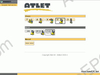 Atlet AB electronic spare parts catalogue contains original spare parts catalogue all models Atlet AB Forklift, Stackers, Reach Trucks, Four Way Trucks, Telereach Trucks, Very Narrow Aisle, Low Level Order Pickers, High Level Order Pickers