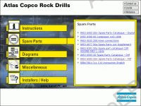 Atlas Copco Rock Drills ROC F9, F9-11 spare parts catalog, parts manual, maintenance instructions, maintenance schedules