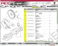 Spare parts catalogue Porsche Etka