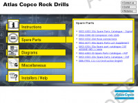 Atlas Copco Rock Drills ROC L7 Drill spare parts catalog, parts manual