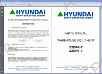 Hyundai Warehouse Equipment spare parts catalog Warehouse Equipment Hyundai