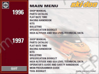 Bombardier Ski Doo 1996-1997 spare parts catalog BRP Ski Doo, repair manual, maintenance, wiring diagrams, specifications