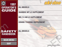 Bombardier Ski Doo 1996-1997 spare parts catalog BRP Ski Doo, repair manual, maintenance, wiring diagrams, specifications
