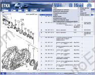Spare parts catalog VAG, presented audi, vw, skoda, seat