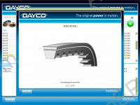 Dayco spare parts catalog Dayco belts