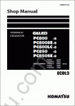 Komatsu Hydraulic Excavator PC800-8, PC800SE-8, PC800LC-8, PC850-8, PC850SE-8 dealer service manual for Komatsu Hydraulic Excavator PC800-8, PC800SE-8, PC800LC-8, PC850-8, PC850SE-8