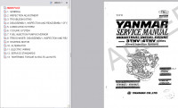 YANMAR 3TNV, 4TNV Diesel Engine Workshop service manual for Yanmar 3TNV, 4TNV Diesel Engine, maintenance, adjusting, assembly, disassembly