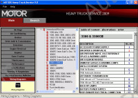 Motor Heavy Trucks Service 2009 workshop service manual for trucks, electrical wiring diagram, engine repair manual