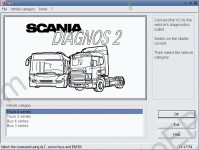 Scania SD2 2.33.003 + SP2 2.30.003 software for diagnostic trucks and buses scania via VCI 2