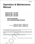 Komatsu CSS Service Construction - Motor Graders workshop service manual Komatsu Motor Graders, operation and maintenance manual Komatsu