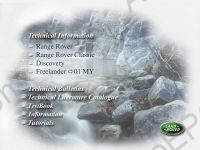 Range Rover, New Range Rover, Defender, Discovery II, FreeLander 01MY=> 2000-2002 Workshop manual, wiring diagram, maintenance Range Rover, New Range Rover, Defender, Discovery II, FreeLander 01MY=> 2000-2002