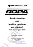 Ropa spare parts catalogs and owner manuals MAUS, Schlegler & Roder, Tiger