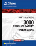 Allison Transmission Parts Catalog 3000 product families spare parts catalog
