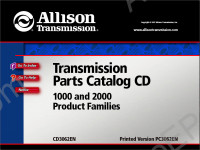 Allison Transmission Parts Catalog 1000 and 2000 product families spare parts catalog