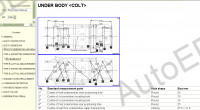 Mitsubishi Colt 2008 service manual, repair manual Mitsubishi Colt, electrical wiring diagrams, body repair manual, 2008