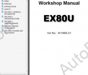 Hitachi EX80-U Excavator Workshop Service Manual Hitachi EX80-U mini excavator workshop service manual, troubleshooting, Circuit Diagram & Harness Hitachi
