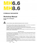 New Holland Wheel Excavators MH6.6 / MH8.6 Workshop Service Manual Workshop Service Manual New Holland Wheel Excavators MH6.6 / MH8.6, Electrical Wiring Diagram, Maintenance