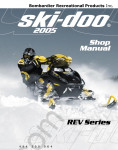 BRP Ski Doo REV Seris Service Manual 2005 workshop service manual for Ski Doo REV Series, wiring diagram Bomabrdier