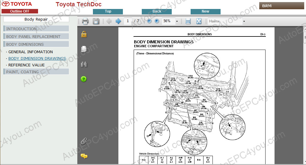 Toyota iQ workshop service manual, electrical wiring diagram, body