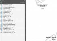 Aston Martin DB9 Workshop Service Manual workshop service manual Aston Martin DB9, electrical wiring diagram, body repair manual