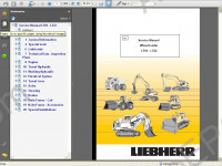 Liebherr L504 - L522 Wheel Loader Service Manual workshop service manual Liebherr L504 - L522, electrical wiring diagram, hydraulic diagram, operator's manual