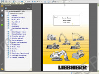 Liebherr L511 - L541 Wheel Loader Service Manual workshop service manual Liebherr L511 - L541, electrical wiring diagram, hydraulic diagram, operator's manual