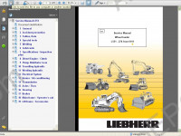 Liebherr L551 - 274 Wheel Loader Service Manual workshop service manual Liebherr L551 - 274, electrical wiring diagram, hydraulic diagram, operator's manual