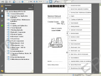 Liebherr PR 712-752 Crawler Dozers Service Manual workshop service manual Liebherr PR 712-752, electrical wiring diagram, hydraulic diagram, operator's manual crawler dozers