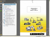Liebherr Diesel Engine D9508 A7 / D9512 A7 Service Manual workshop service manual Liebherr Diesel Engine D9508 A7 / D9512 A, repair manual, assembly, disassembly, specifications