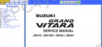 Suzuki Grand Vitara JB416 / JB419D / JB420 / JB424 / JB627 / JB632 Service Manual workshop service manual Suzuki Grand Vitara, repair manual, electrical wiring diagram, body repair manual