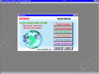 Denso electronic catalogue of spare parts