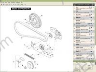 Harley-Davidson, Buell PartSmart elecronic spare parts and accessories catalogue motorcycles Harley-Davidson, motorcycles Buell, presents all models before 2008 year