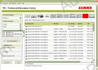 Claas WebTIC Offline 2015 repair and service documentation for agriculture equipment Claas