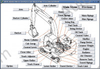 Hitachi Middle spare parts catalog for small excavators EX60 - EX385