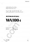 Komatsu Wheel Loader WA90-5, WA100M-5 Shop Manual for Komatsu Wheel Loader WA100M-5, WA90-5, PDF