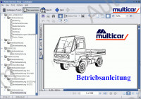 MultiCar service manuals and spare parts catalog.