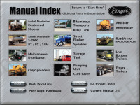 Etnyre Parts Manuals, Service, Operation and Maintenance Manuals.