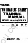 Tadano Rough Terrain Crane TR-250M-2 workshop manuals for Tadano Hydraulic Crane TR-250M-2