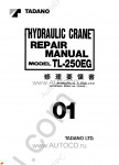 Tadano Truck Crane TL-250EG-3 Tadano Truck Crane TL-250EG-3 service manual
