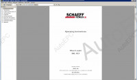 Terex Schaeff SKL 823,833,843,853,863,873 electronic spare parts identification catalogs + operating instructions