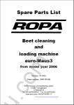 Ropa spare parts catalogs and owner manuals MAUS, Schlegler & Roder, Tiger