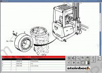STETI (Steinbock) v3.6 parts catalog for forklift Steinbock firm.