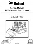 Bobcat Loaders Compact Track M-Series Service Manuals and Operation & Maintenance Manuals Bobcat Loaders Compact Track M-Series, PDF