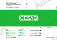 Cesab Spare Parts 2012 spare parts catalog, PDF