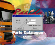 Daf 2013 catalogs of spare parts, accessories and the additional equipment on all models of DAF lorry.