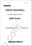 Komatsu ForkLift Truck FB10RL(F)/13RL(F)/15RL(F)/18RL(F)-14, FB10RW/13RW/15RW-14 shop manual for KOMATSU FORKLIFT TRUCKS AR50 SERIES - FB10RL(F)/13RL(F)/15RL(F)/18RL(F)-14,