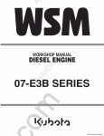 Kubota Engines Repair Workshop Service manuals for Kubota Engines. PDF Price just for one model - 25 USD