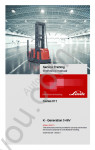Linde 011 Series - K-Generation 3 48V, 3 80V, 1.2 80V Service Manual for Linde 011 Series - K-Generation 3 48V, 3 80V, 1.2 80V