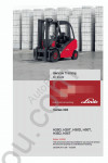 Linde 393-02 Series Diesel Truck, LPG truck Service Manual for Linde 393-02 Series